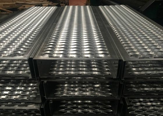 Perforated Slip Resistant Metal Plate Anti Skid Channels Stainless Steel Walkway