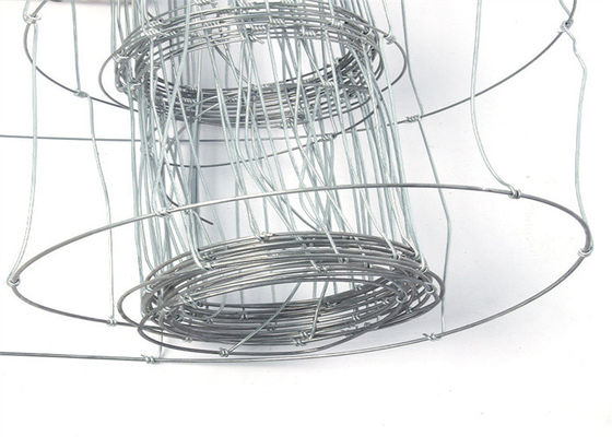 8Ft Tall Square Galvanized Fixed Knot Wire Mesh Farm Fence For Cattle Sturdy Long-Lasting