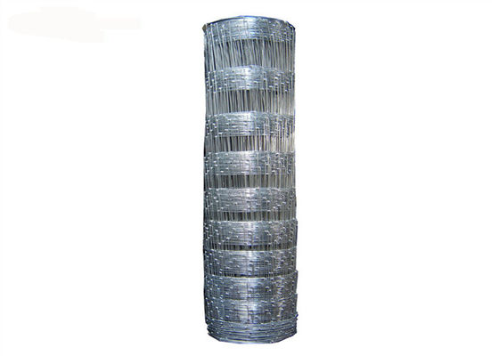Square Hole Galvanized 100m Australia Farm Fixed Knot Field Fence For Livestock Farming