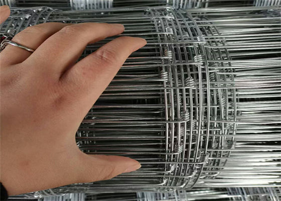 Square Hole Galvanized 100m Australia Farm Fixed Knot Field Fence For Livestock Farming