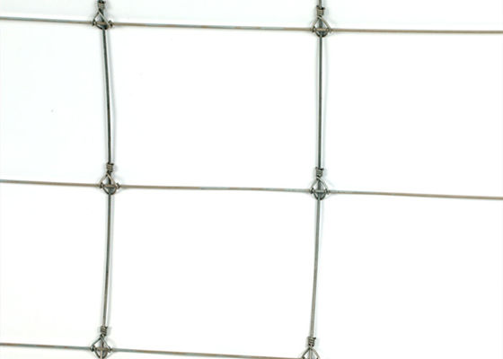 Zinc Coated Square Woven Wire Deer Fence 3D Modeling Wire 1.8mm-2.5mm For Corrosion Resistance