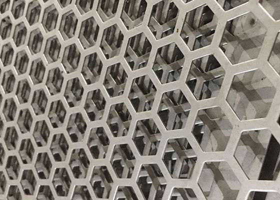 Perforated Stainless Steel Mesh Metal With Various Coatings Hole Diameters 0.5mm-20mm