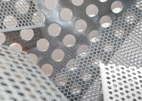 Perforated Stainless Steel Mesh Metal With Various Coatings Hole Diameters 0.5mm-20mm