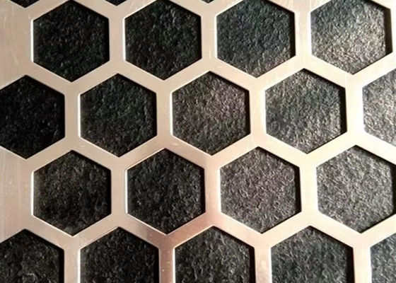 Powder Coated Perforated Stainless Steel Mesh Sheet With Variable Hole Diameter