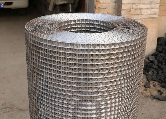 Welded Wire Mesh With High Tensile And Long Hole Shape Made Of Low Carbon Steel Wire Q195