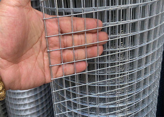 Square Hole 1/4 1/2 Inch Hot Dipped Galvanized Welded Wire Mesh For Rabbit Bird Animal Pet Wholesale