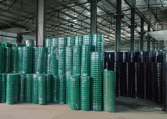 Green Color Pvc Coated Welded Wire Mesh Panels Galvanized Low Carbon Steel Q195 Grids