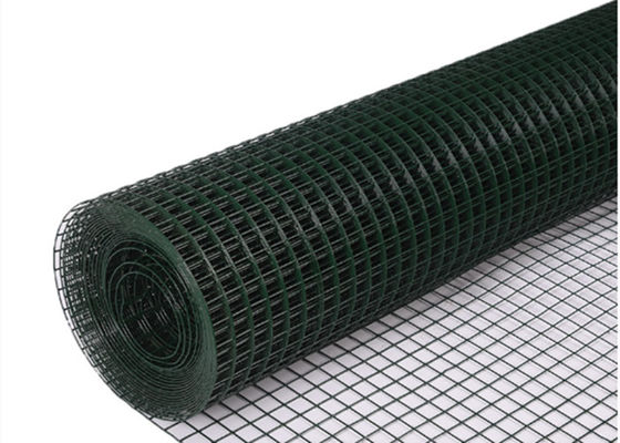 Light Green PVC Coated Square Hole 3mm Welded Wire Mesh Low Carbon Steel Q195