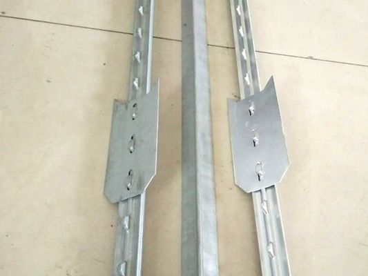 Galvanized T Posts 1.58kg-2.04kg/m Secure Livestock Fencing Solution