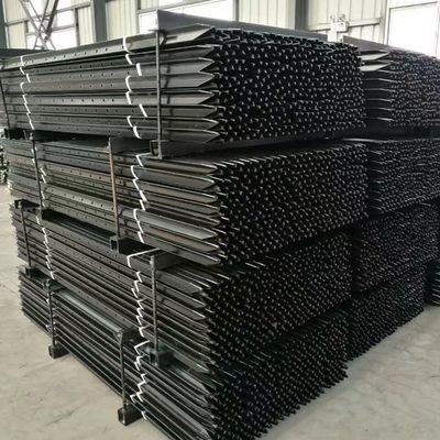 Heavy Duty Black Bitumen Coated Three Pointed Y Post For Livestock Security And Predator Protection