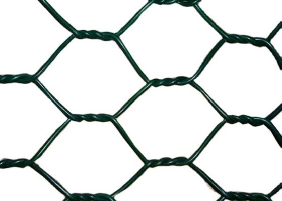 Flexible Pvc Coated Hexagonal Wire Mesh Chicken Wire Galvanized Corrosion Resistant In Various Colors