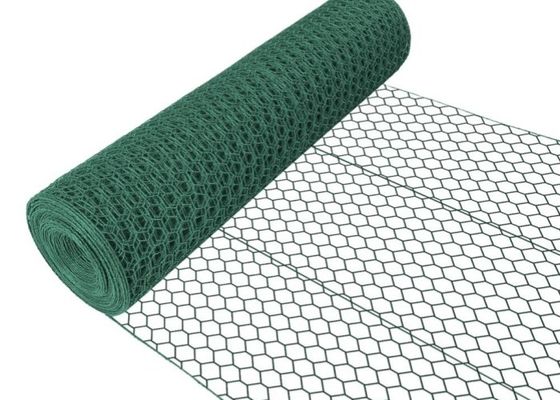 Flexible Pvc Coated Hexagonal Wire Mesh Chicken Wire Galvanized Corrosion Resistant In Various Colors