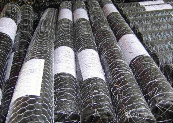 Galvanized Iron Chicken Hexagonal Wire Mesh For Poultry Fencing / Garden Protection