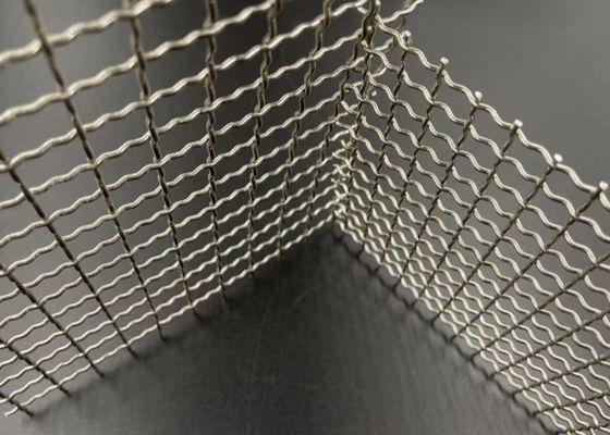 Smooth Woven Wire Mesh Stainless Steel for Screening Rust Resistant Square Mesh 1m-1.5m Widths
