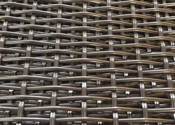 Stainless Steel Crusher Crimp Wire Mesh For Mine Crusher Vibrating