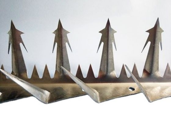 Anti Climb High Security Sharp Razor Blade Barbed Wire On Top Of Wall And Fence