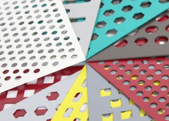 Alloy Aluminum Perforated Metal Screen Sheet For Building Decoration