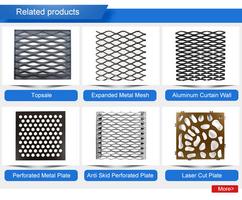 Decorative Stainless Perforated Sheet 4x8 Punching Mesh Panels