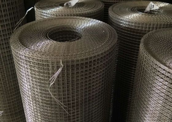 Free Sample Stainless Steel Mesh Rolls For Various Applications / SS Weld Mesh