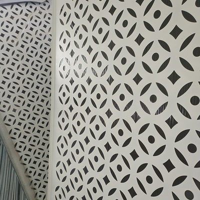Aluminum Perforated Mesh Curtain Walls Iron Pallet Packing Straight Hole Arrangement Stainless Sheet