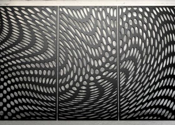 Decorative Stainless Steel Ceiling Panel with Customizable Perforated Patterns