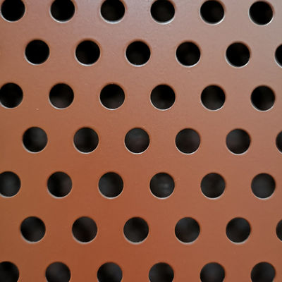 304 Stainless Perforated Metal Screen Sheet Customized
