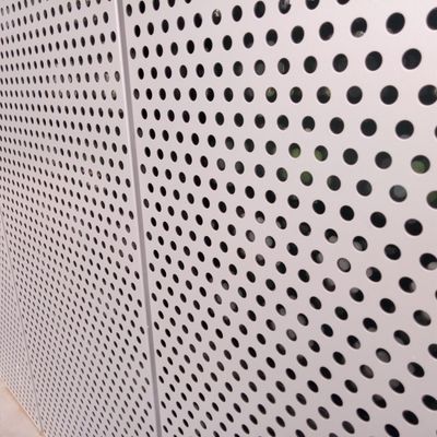 Laser Cut Aluminum Perforated Stainless Steel Sheet For Villa Garden Decorative