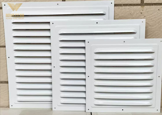 Ss304 Louver Punch Metal Mesh Ventilation Alvanized Stamping Steel Air Vent Grille Cover