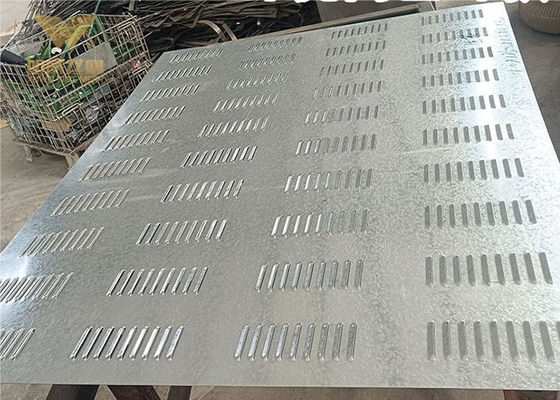 Light Aluminum Ss304 Louver Punch Metal Plate Panel Heating Ventilation