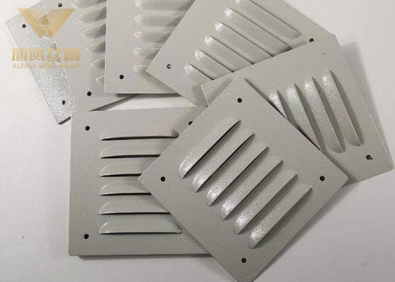 Rainproof Blind 304 Stainless Perforated Sheet Perforated Metal Sheet Stainless Steel Louver With Custom Color