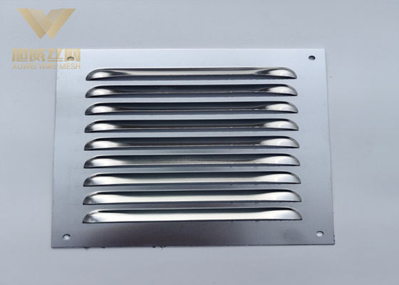 Customized Size 304 Stainless Perforated Sheet Light Aluminum SS304 Louver Punch Metal Mesh Heating Ventilation