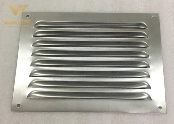 Customized Color 304 Stainless Perforated Sheet Galvanized Steel Punch Plate Louvers With Metal Net