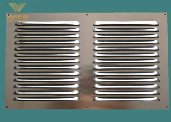 Stainless Steel 304 Punch Or Press Brake Press Perforated Sheet Metal Louvers