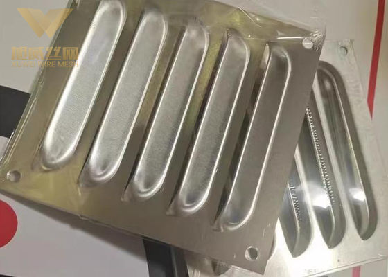Rainproof Blind 304 Stainless Perforated Sheet Metal Square Louver Punch Plate With Metal Net Sound Isolation Ceilings