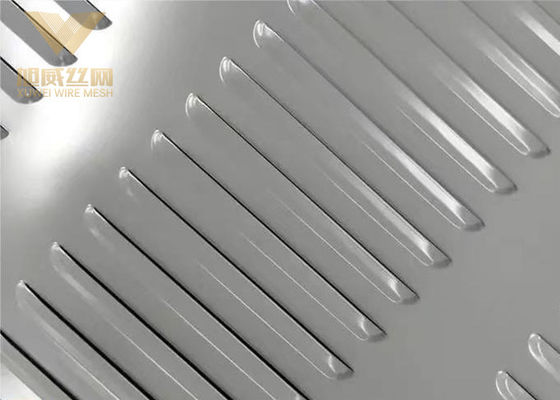 Ss304 Punch Louver Hole Aluminum Perforated Metal Sheet Plate Panel Used For Protection Net