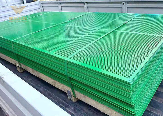 Round Hole Square Perforated Aluminum Sheet For Building Facade