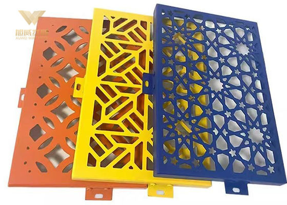 Customized Decorative Perforated Metal Screen Panels Bending