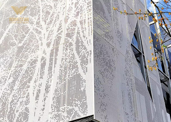 Customized Outer Decorative Stamped Metal Panels Wall Decoration