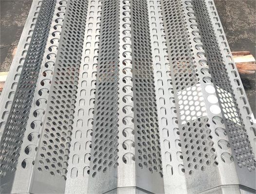 Durable Aluminum Perforated Decorative Metal Sheets With Patterned Openings