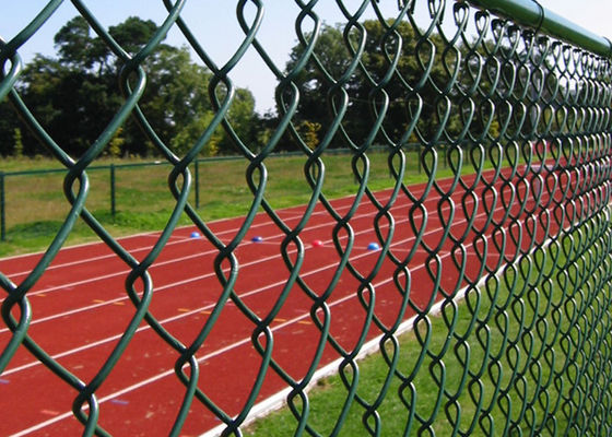 Woven Size 50*50mm Chain Link Mesh Fabric Square Hole