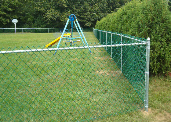 Security Type Hot Dipped Galvanized Chain Link Fence For Farm Garden