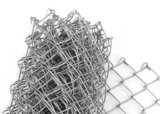 Grey Chain Link Mesh Galvanized Wire Pvc Coated