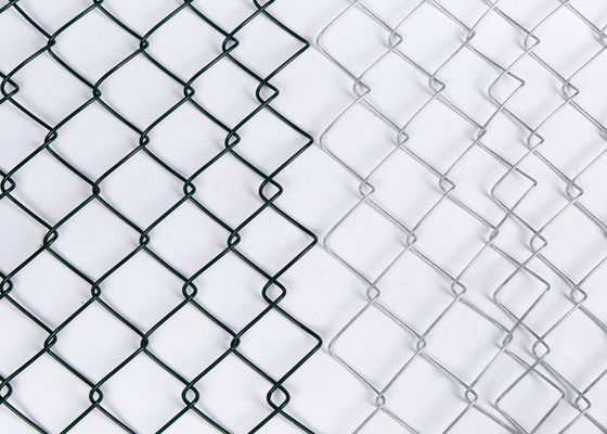 Square Hole 6*12 Ft Chain Link Mesh Fabric For Construction Site