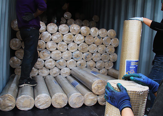 Heavy Duty Rust Resistant 1 X 1 Galvanized Welded Wire Mesh For Industrial Fencing Cargo Storage