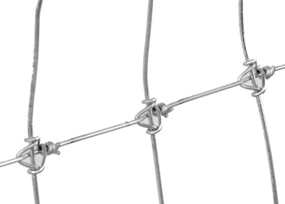 Galvanized Metal Deer Fence Rolls Fixed Knot Fence With Tensile Strength Easy Installation