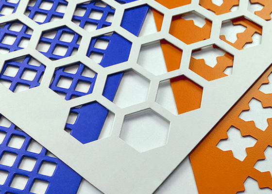 Straight Holes Stainless Steel Perforated Sheet Anodized For Enhanced Durability ISO Certified