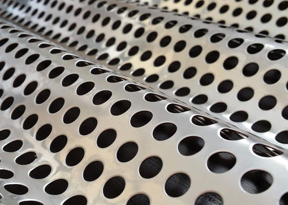 Perforated Sheet Steel With Water Ripple Untuk Pengendalian Dekorasi Arsitektur ISO Sertifikat Ketebalan 0,5mm-20mm