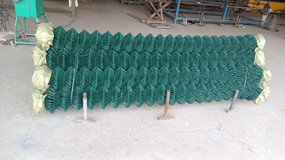 Sturdy Aluminum Alloy Pvc Coated Chain Link Mesh Fence Galvanized Wire Free Samples Available