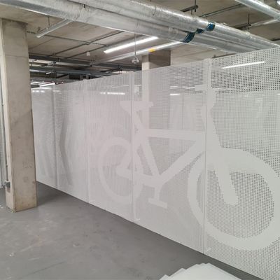 Building Cladding Perforated Sheet Ss 304 Powder Coating