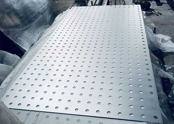Straight Holes Stainless Steel Perforated Sheet Anodized For Enhanced Durability ISO Certified